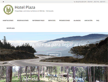 Tablet Screenshot of hotelplazamerida.com
